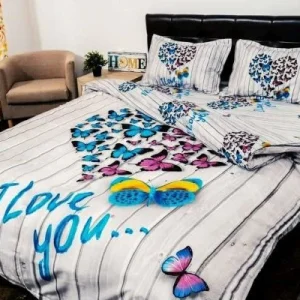 Funda Nórdica Corazón de Mariposas