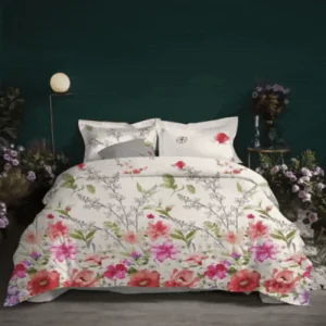Funda Nórdica Flores Fluorescente