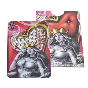 GRINDER TARJETA SYNDICATE QUEEN CORAZONES (REINA BARAJA)