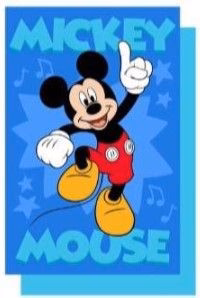 Edredón Sherpa Mickey Mouse color azul