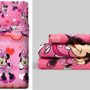 Juego Sábana  3 Piezas DISNEY Licencia MINNIE