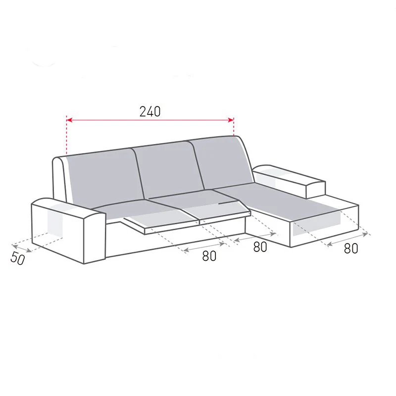 Funda Chaise Longue Acolchada Belmarti RELAX Couch Cover - Imagen 8