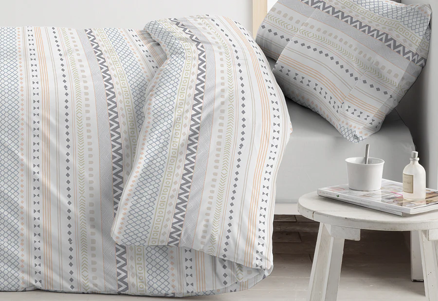 Funda Nórdica Estampada 2piezas POLO POLO Sombra color gris - Imagen 2